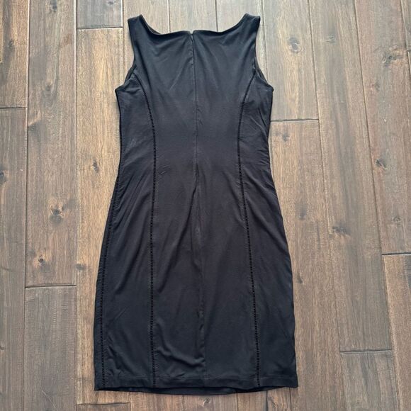 Ann Taylor Black Sleeveless Shift Dress 4 - Picture 4 of 5